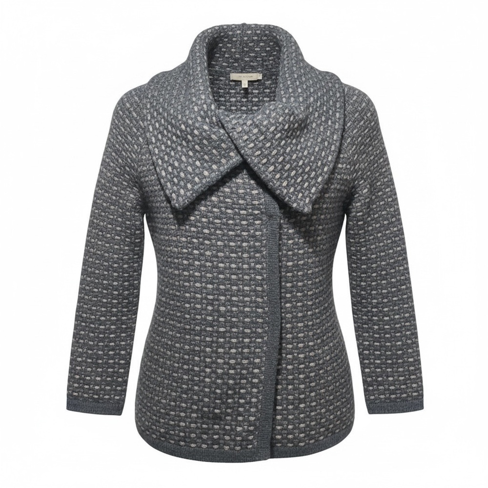 Banana Republic Italian Yarn Cropped Cowl Neck Jacket Size Small